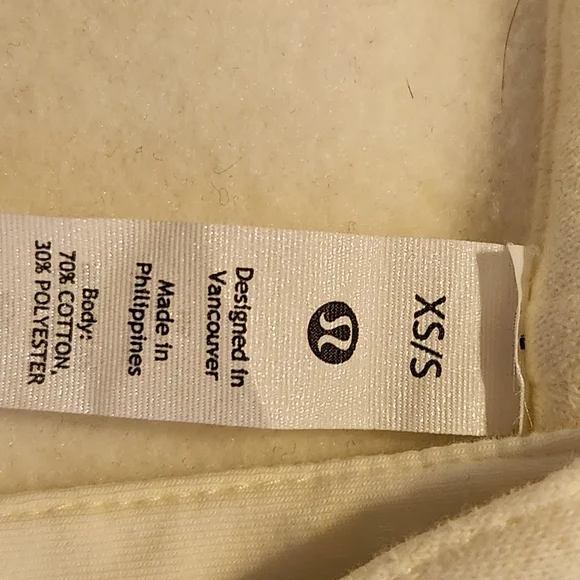 Lululemon oversized scuba full zip hoodie, color: Lemon Sorbet - Picture 3 of 14